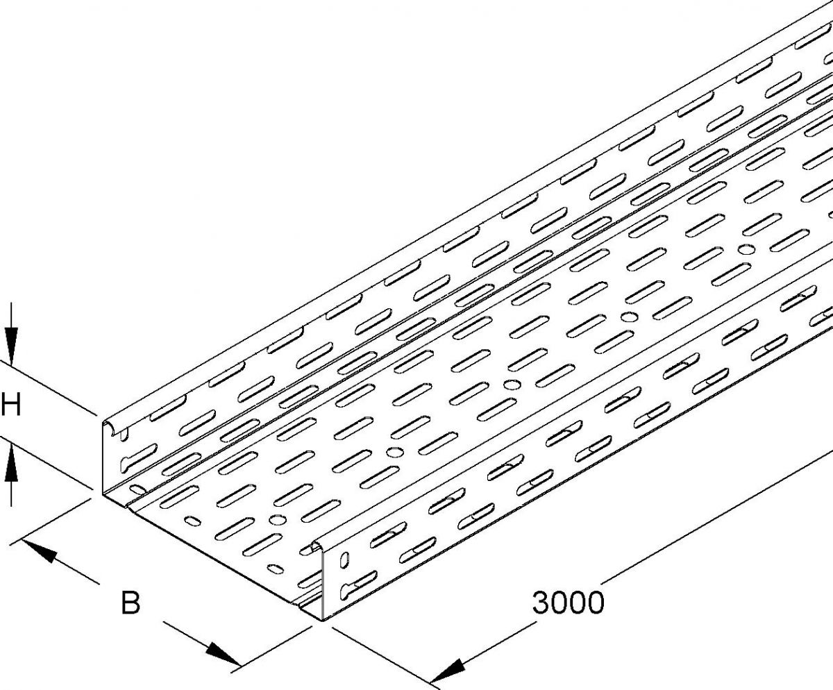 Kabelrinne RLC 60.600 F OV