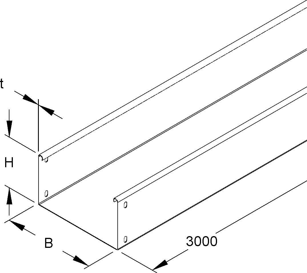 Kabelrinne RLU 110.600 E3