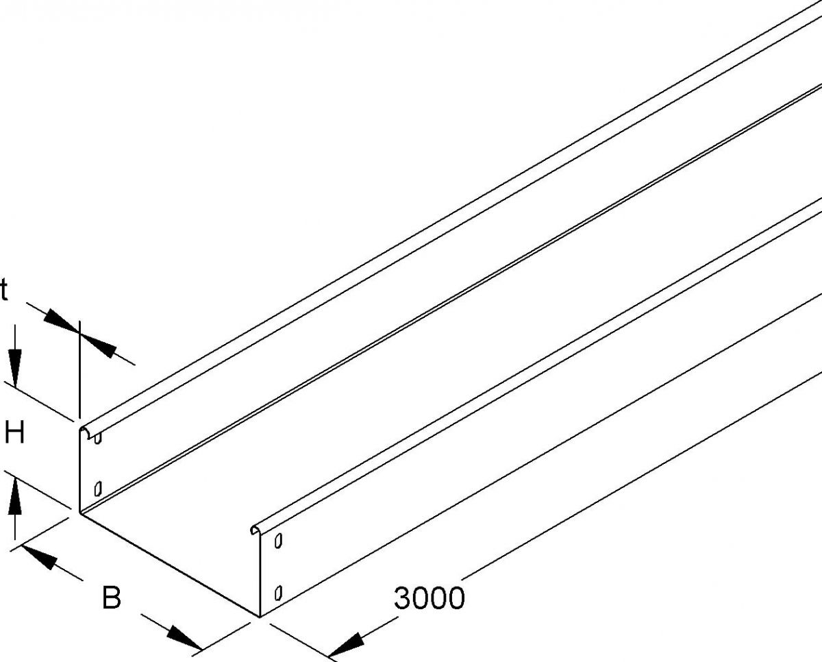 Kabelrinne RLU 85.300 F OV