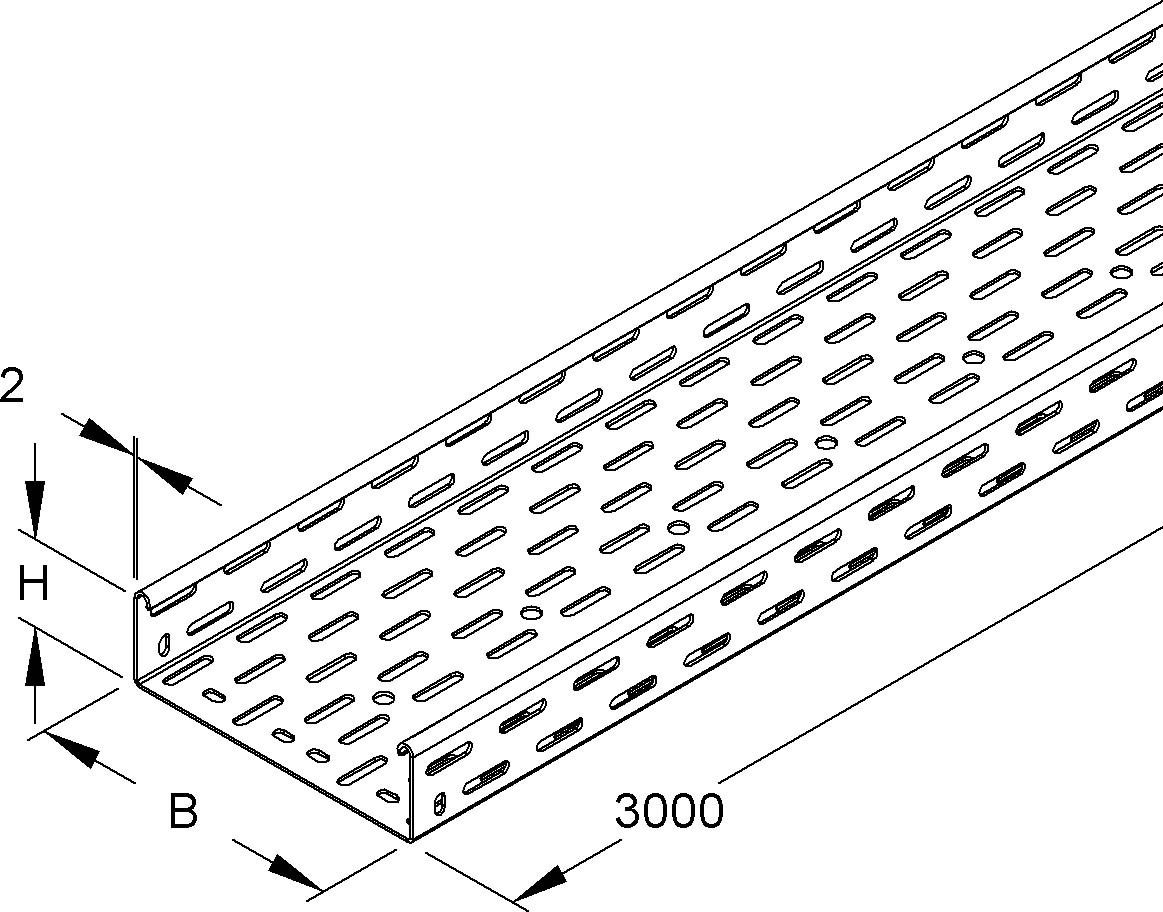 Kabelrinne RSS 60.500 F OV