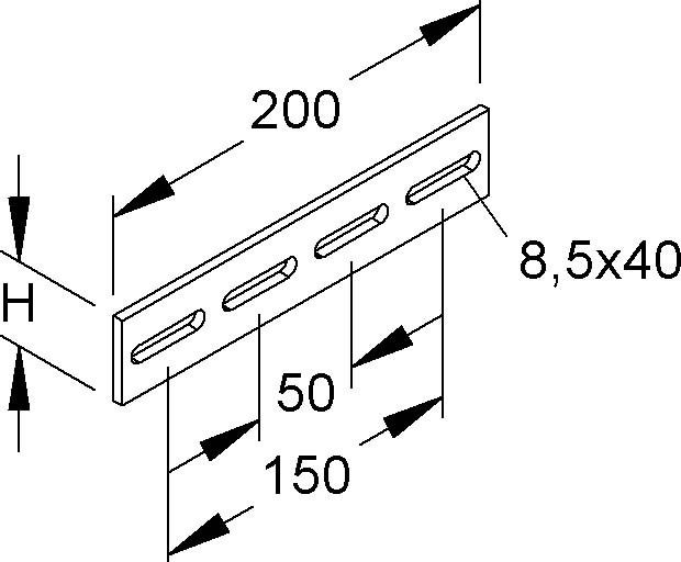 Stoßstellenverbinder KLMZV 40.200 F