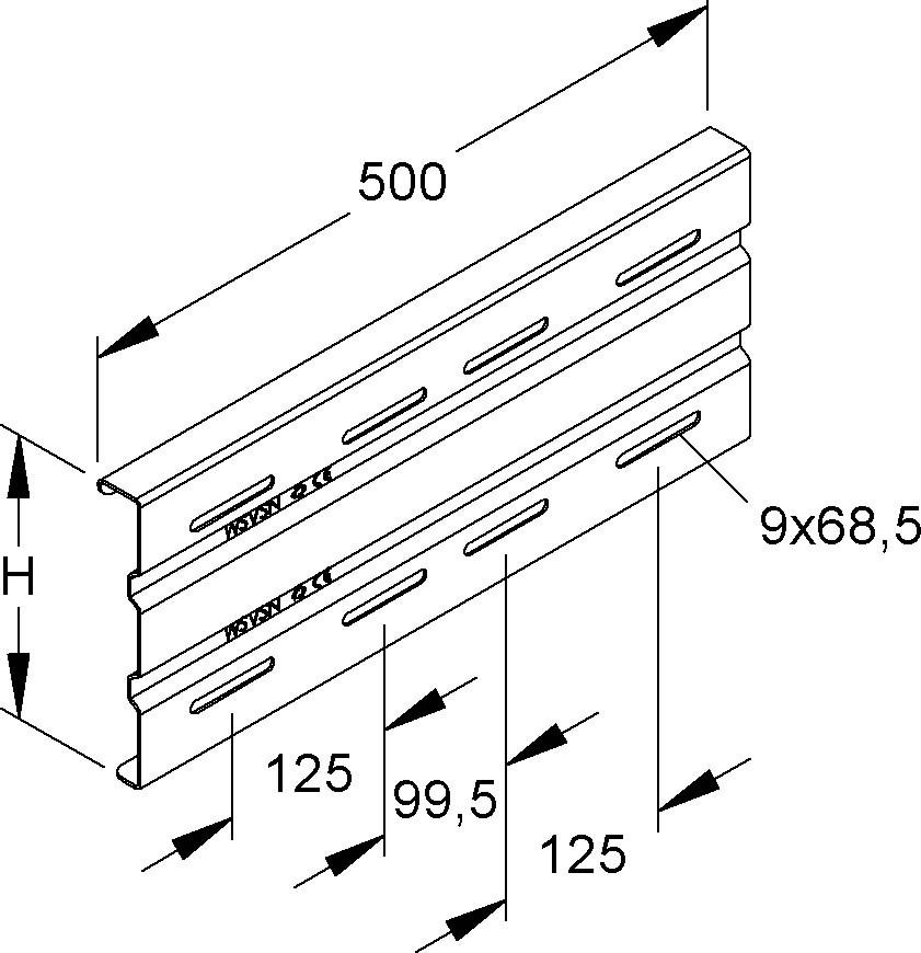 Stoßstellenverbinder WSVSN 200.500 F
