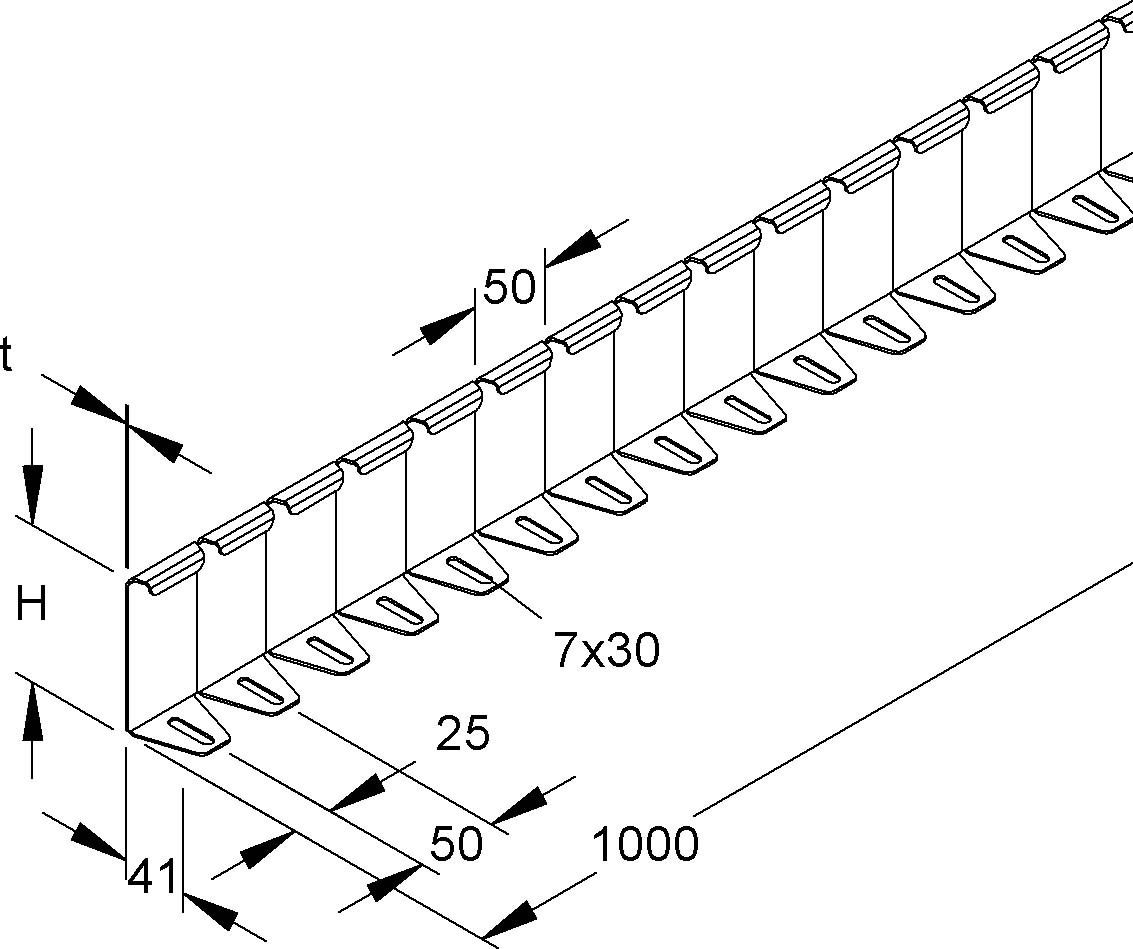 Trennsteg RTSQF 100-1.5/1000 S