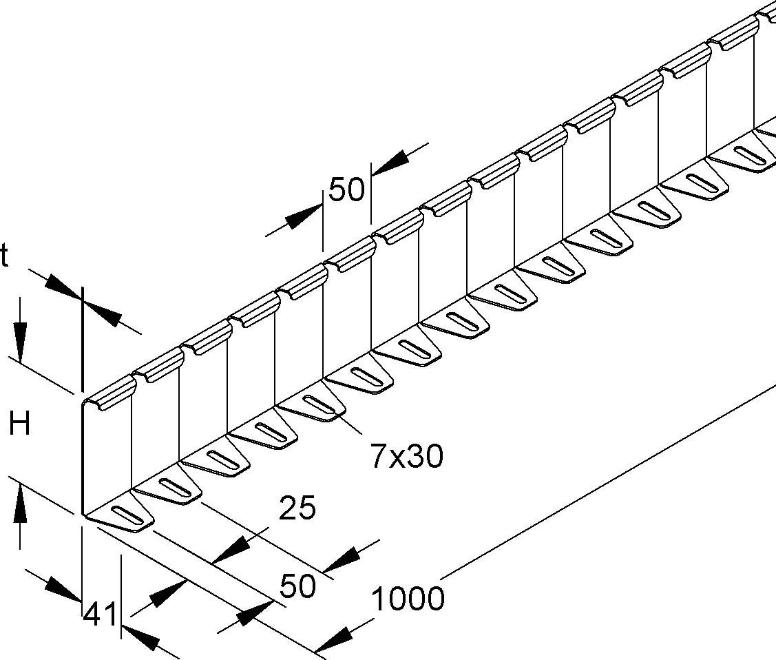 Trennsteg RTSQF 110-1.5/1000 S