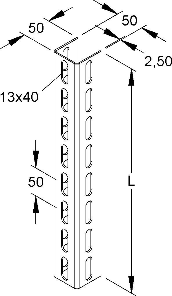 U-Profil U 5050/900 C1KG