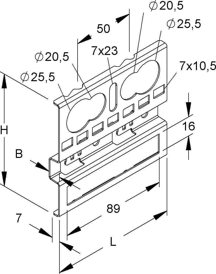 Universalbefest.Platte MTCUP 100 E3