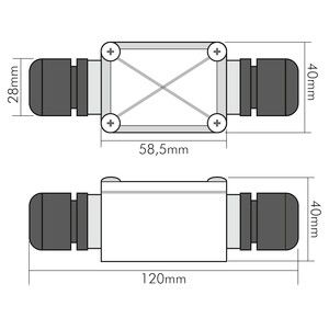 Verteilerbox 3-fach IP67 7610061100