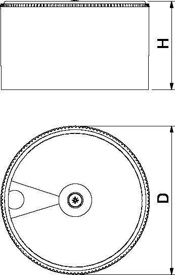 Geräteschraube Vorratsbox ZA 100-GS-VB