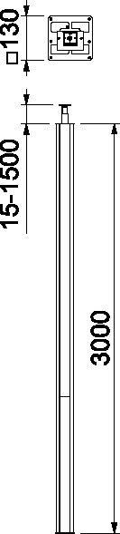 Installationssäule ISS130130EL