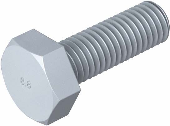 Sechskantschraube SKS M10x30 ZL