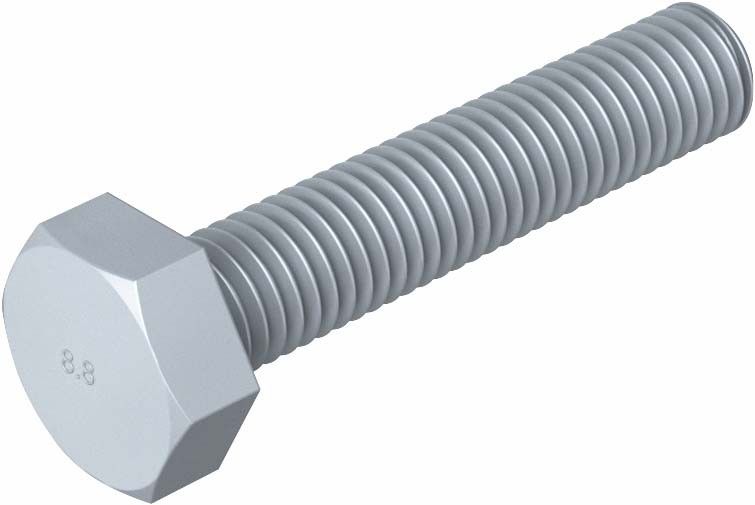 Sechskantschraube SKS M10x50 ZL