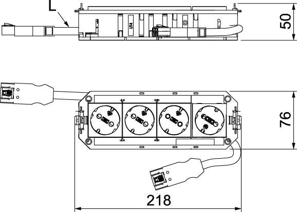 Universalträger connect UTC4 W W3OR1 Ü
