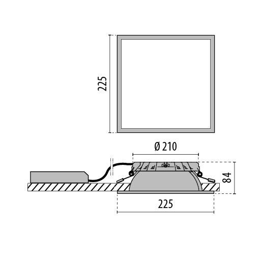 LED-Downlight 3109001