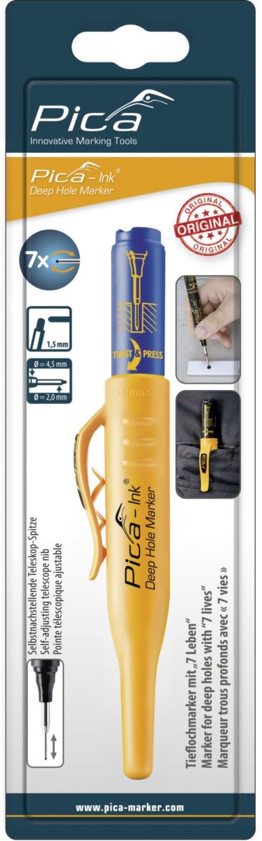 150/41 Tieflochmarker blau