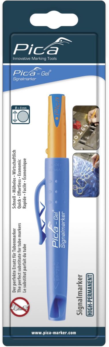 8081 GEL Signalmarker blau