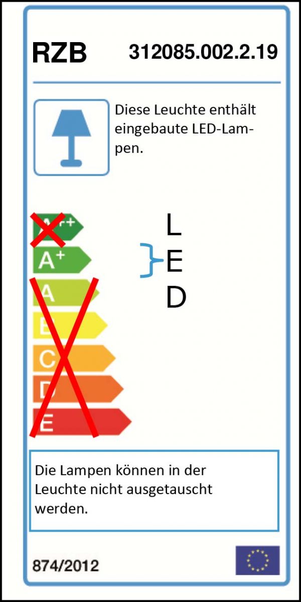LED-Wand-u. Deckenleuchte 312085.002.2.19