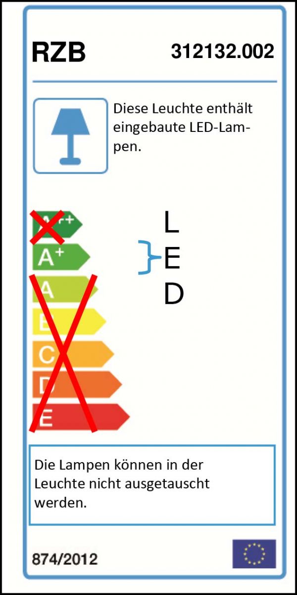 LED-Wand-u. Deckenleuchte 312132.002
