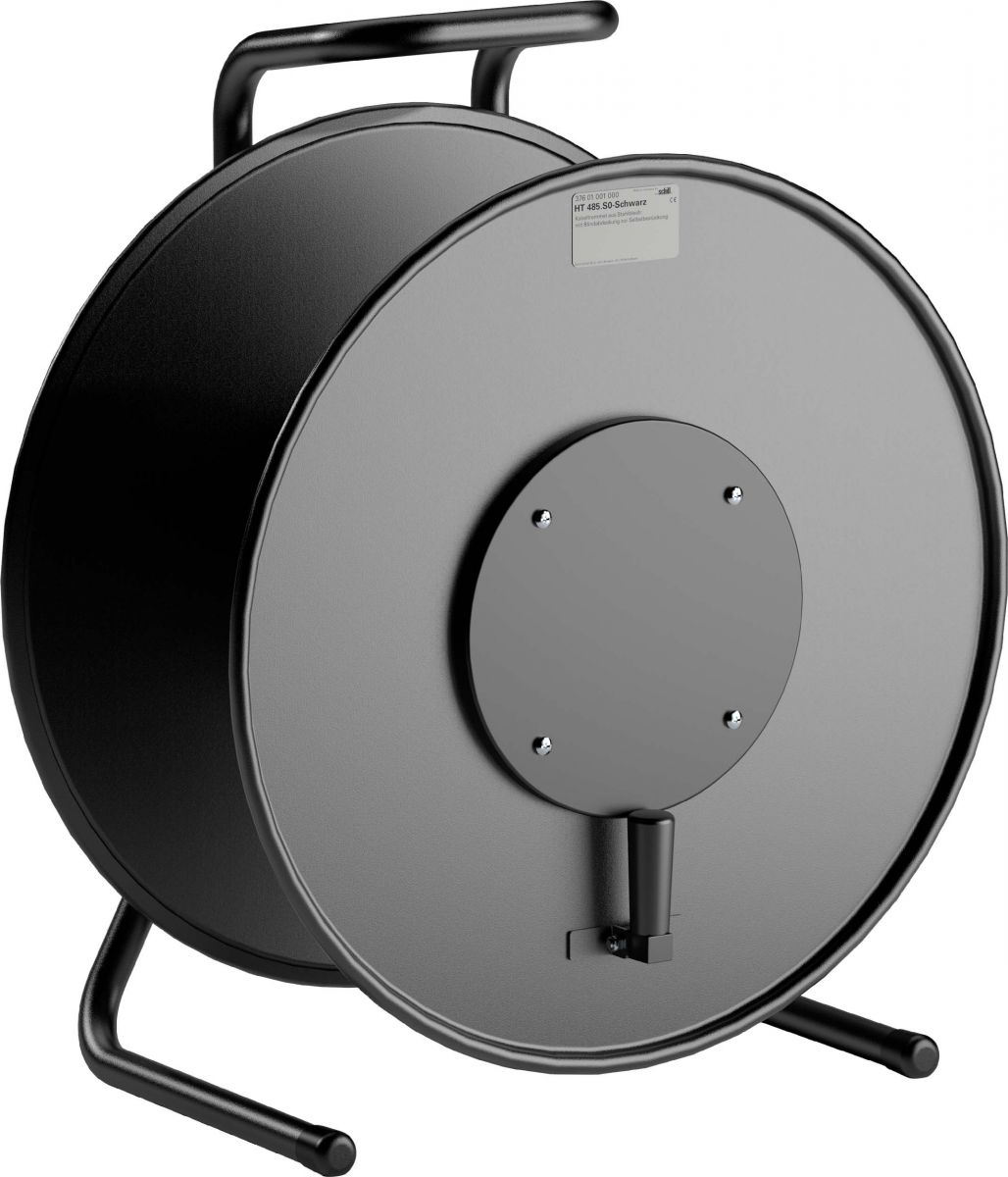 Stahlblech-Kabeltrommel HT 485.S0-schwarz