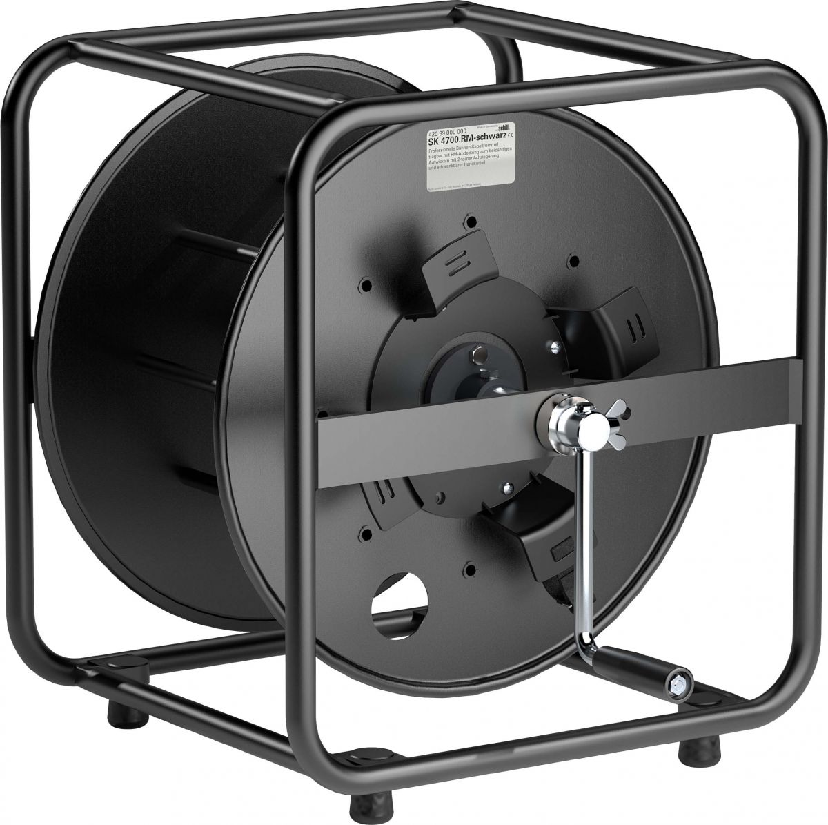 Stahlblech-Kabeltrommel SK 4700.RM-schwarz