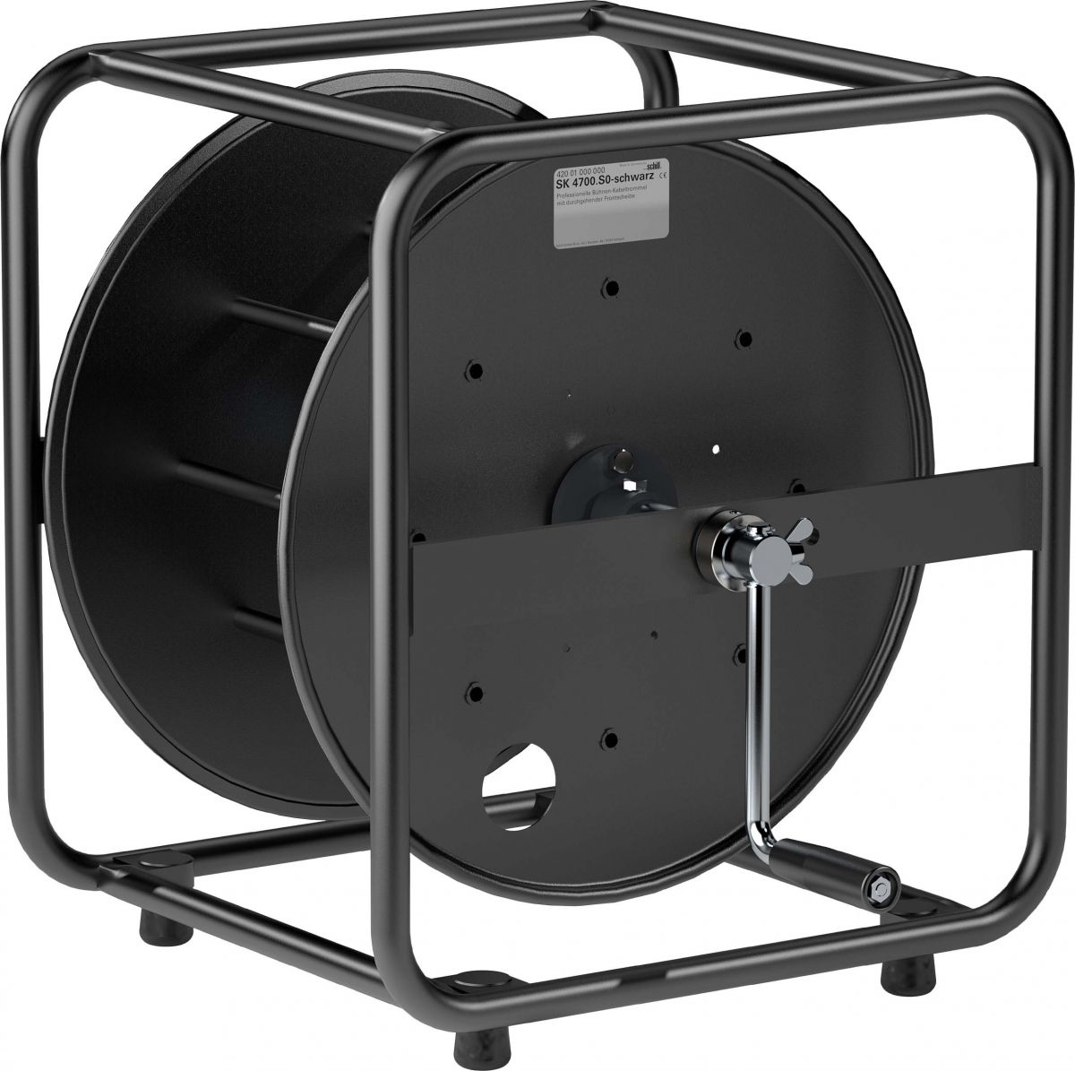Stahlblech-Kabeltrommel SK 4700.S0-schwarz