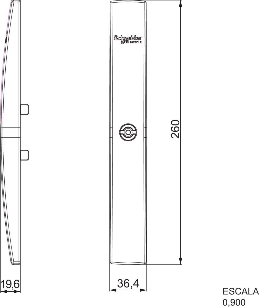 Flachschloss SF/SM NSYSFLOCKT8