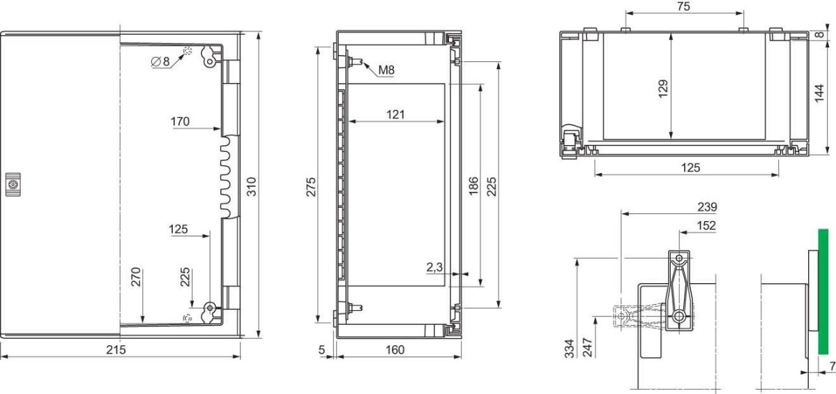Wandschrank NSYPLM32TG