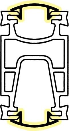 Abdeckleiste 2m TRSA 2