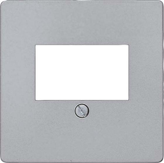 Abdeckplatte TAE 5TG1256-2 aluminium-metallic