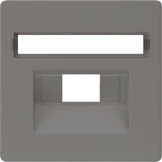 Netzwerk-Abdeckplatte 5TG1228 carbonmetallic