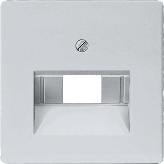 Netzwerk-Abdeckplatte 5TG1257 aluminium-metallic