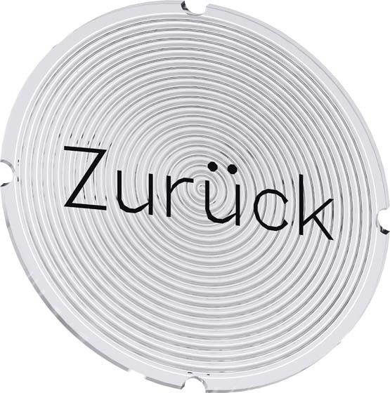 Einlegeschild f.Leucht. 3SU1900-0AB71-0AG0