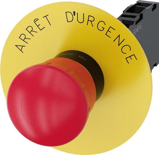 Not-Halt-Pilzdrucktaster 3SU1100-1HB20-1FJ0