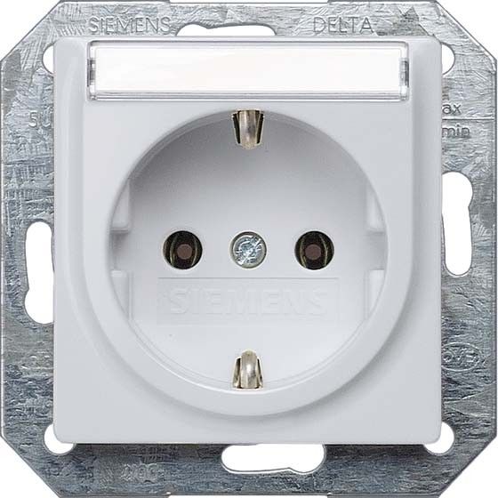 Steckdose 5UB1933 aluminium-metallic