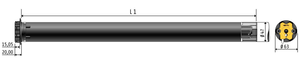 Funkeinsteckantrieb 1243630