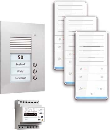 audio:pack Unterputz f.3WE PAUF031/001