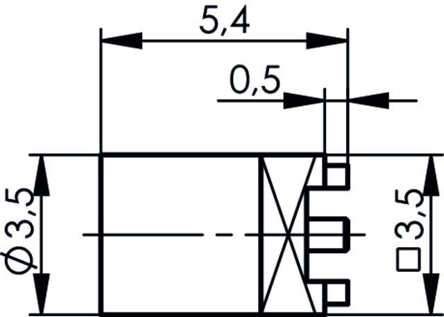 MMCX-Buchse für LTP AU J01341A0091