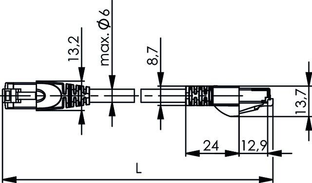 Patchkabel-LSZH 100009303