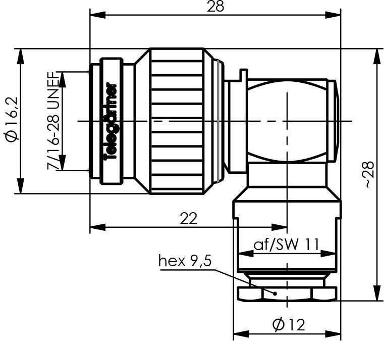 TNC-Kabelwinkelstecker J01010A0073