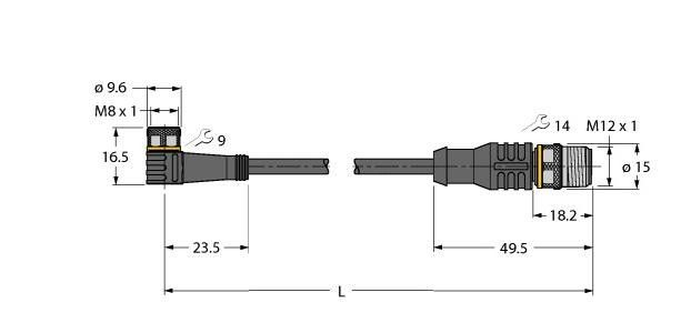Aktuator- u.Sensorleitung 6626648