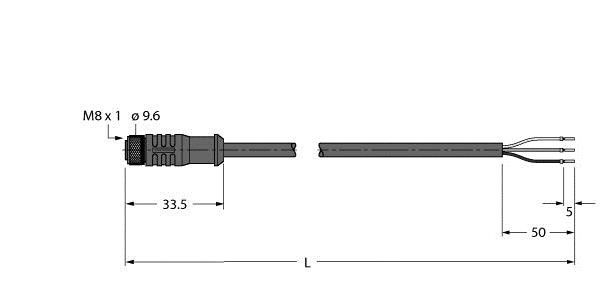 Aktuator- u. Sensorleitung HT-SKP3-10/S2430