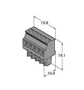 Anschlussklemme MCVR 1.5/ 5ST3.81 BK