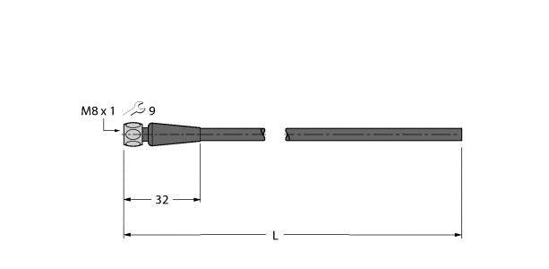 Anschlussleitung PKGH4M-5/TFG