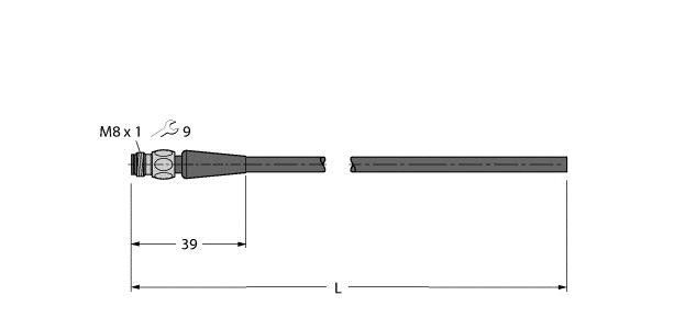 Anschlussleitung PSGH3M-15/TFE