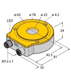 Berührungsloser Drehgeber RI360P0-Q #1590914