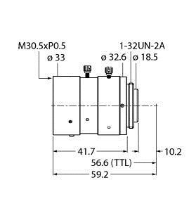C-Mount Objektiv LCF16LEVMP