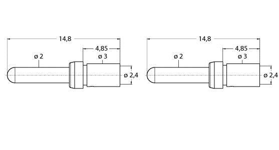 Crimpkontakt Stift BS23-0001