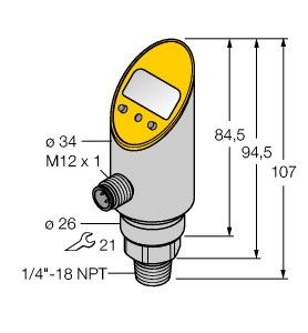 Drucksensor PS040V3032UPN8XH1141