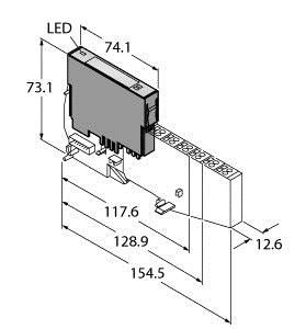Elektronikmodul BL20-2DO-R-NO