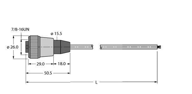 Feldbusleitung RKV-FBY49YE-20M/5D