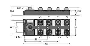 I/O-Hub TBIL-M1-16DIP